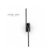 VESTA 470 Zidna lampa, 15W, 3000K, Crna