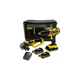STANLEY Set akumulatorska udarna bušilica odvijač FMCK464D2 FatMax 18V + ugaona brusilica