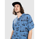 Poler Aloha Shirt mystic portal blue