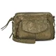 Pieces PCNAINA LEATHER CROSS BODY Kaki