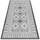 Decormat Zunanja preproga Sivi diamanti 100x150 cm