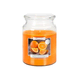 eoshop Sveča v kozarcu ORANŽNA dišeča 500g