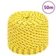 Vidaxl vidaXL Jadralna vrv, rumena, 8 mm, 50 m, polipropilen