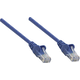 Intellinet Intellinet 737050 RJ45 omrežni kabel\, Patch kabel CAT 6a S/FTP 0.25 m modra enojna zaščita\, skupna zaščita\, brez halogena 1 kos, (20418265)