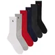 Polo Ralph Lauren PRF CTN ICN-CREW SOCK-6 PACK Večbarvna