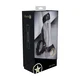 Ouch! Venice Collection Adjustable Leg Cuffs Black - Bonded Leather, Fashion Hardware OU955BLK