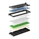 Tastatura mehanička Gaming Fantech MK919 Atom PRO66 crna (Blue switch)