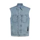 KARL LAGERFELD JEANS Brezrokavnik moder denim