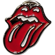 The Rolling Stones Classic Tongue Silver Outline Odznak 20 x 24 mm