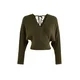 Trendyol Pulover temno zelena