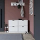Hanah Home Stalak za cipele Duru 1600-50, 120,5x79,2x30 cm, Bijela
