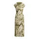 Lauren Ralph Lauren Obleka CLASSIC kaki/oliva/bela