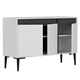 Hanah Home HANAH HOME Asude - White, Anthracite konzolna miza, (20868384)