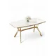 HANAH HOME Trpezarijski sto Esla White Marble Gold