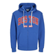 JACK & JONES Jopa na zadrgo Bradley modra/rdeča/bela