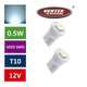 Avto LED žarnica (sijalka) T10 1 SMD 5050 0,5W 2 kosa