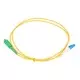 Extralink Patchcord SC/APC-LC/UPC SM, G657A, Simplex, 3mm, 1.0m ( 6393 )