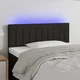 Vidaxl vidaXL Vzglavje postelje z LED diodo črno 90x5x78/88 cm blago