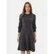 Lacoste Pletena obleka EF4161 Siva Regular Fit