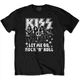 Kiss Let Me Go Black XL Majica