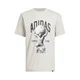 ADIDAS SPORTSWEAR Funkcionalna majica grafit / greige / svetlo siva / črna