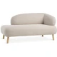 Sofa STADIL open-end right/oval beige