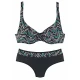 LASCANA Bikini, črna
