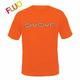 T-SHIRT COTONE SPOT ARANCIO FLUO Tg. XS