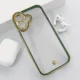 Maska za telefon Luxury Crystal Clear za iPhone 16 Pro Max, Zelena