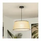 Brilagi - LED viseći luster na sajli CERIA 1xE27/40W/230V, prečnik 50 cm, bež