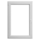 PVC prozor s kvakom (Š x V: 60 x 90 cm, DIN lijevo, Bijele boje)