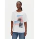 BOSS Majica C_Eband_4 50540433 Bela Relaxed Fit