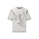 Ed Hardy Majica svetlo siva/bela