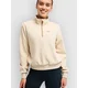 Roxy Waves Of Warmth Half Zip Jacket biscotti