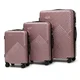 3u1 set kofera u roze boji - Vektor dezen