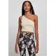 Womens cropped asymmetrical softseagrass top