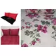 Jastuci za garniture od paleta - 130 x 50 x 50 cm - Pink Flo