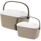 ProGarden Komplet hladilnih skrinjic 2 kosa POLAR beige KO-Y22000170