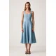Marella obleka A-kroja denim MLSSAX