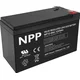 NPP NP12V-9Ah-T1, AGM BATTERY, C20=9AH, T1, 151x65x94x100, 2,5KG, BLACK