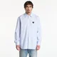 Srajca Comme des Garçons PLAY Shirt Black Emblem Woven UNISEX Blue S