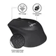 Brezžična miška Logitech M330 Silent Plus - črna (PC)