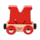 Bigjigs Rail Wagon lesena vlakovna pot - črka M