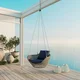 Bessagi Garden Viseči Stol Elodie, Modra