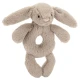 Jellycat - Ropotuljica Bashful Beige Bunny Ring Rattle