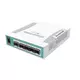 MikroTik  Cloud Router switch 106-1C-5S with QCA8511 400MHz CPU, 128MB RAM, 1x Combo port (Gigabit Ethernet or SFP), 5 x SFP cages, RouterOS L5, desktop case, PSU (CRS106-1C-5S)