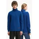 Volnen pulover A.P.C. pull walter mornarsko modra barva, WVBDK.M23248
