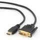 GEMBIRD adapter HDMI na DVI (m/m), 1.8m, (Crni) - CC-HDMI-DVI-6,