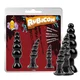 Chisa Rubicon Set analnih kuglica, PVC, 3 komada, Crne