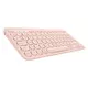 Logitech K380 Multi-Device Bluetooth Keyboard, Rose